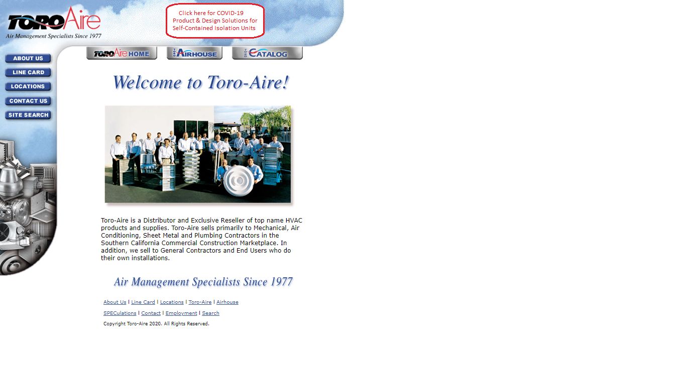 Toro Aire - HVAC, Air Management Specialists